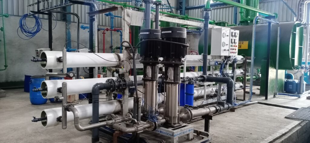 Reverse Osmosis System in a Captive Power Plant